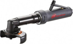 Ingersoll-Rand - 4" Wheel Diam, 14,500 RPM, Pneumatic Angle & Disc Grinder - 3/8-24 Spindle, 22 CFM, Rear Exhaust - Apex Tool & Supply