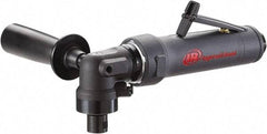 Ingersoll-Rand - 1/4" Collet, Angle Handle, Air Angle Die Grinder - 18,000 RPM, Rear Exhaust, 25 CFM, 1 hp, 90 psi - Apex Tool & Supply
