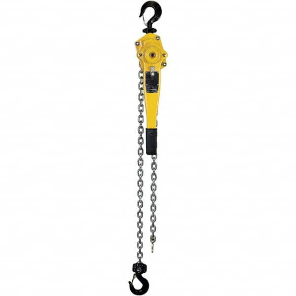 OZ Lifting Products - 3,000 Lb Capacity, 20' Lift Height, Chain Lever Hoist with Overload Protection - Apex Tool & Supply