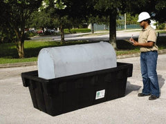 UltraTech - 360 Gal Sump, Polyethylene Containment Unit - 14" Long x 11" Wide x 6" High - Apex Tool & Supply