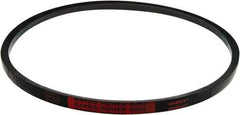 Bando - Section D, 1-1/4" Wide, 215" Outside Length, V-Belt - Rubber Compound, Black, Classic, No. D210 - Apex Tool & Supply