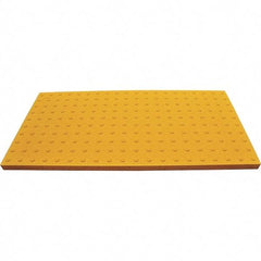UltraTech - 5 Ft. Long x 2 Ft. Wide, Urethane Surface, Molded Bubble Entrance Matting - Outdoor, Heavy Traffic, Urethane, Yellow - Apex Tool & Supply
