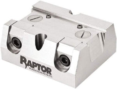 Raptor Workholding - 2-1/4" Jaw Width, 10" High x 8" Long x 10" Wide Dovetail Vise - For Use with 4 & 5 Axis Workholding Systems - Apex Tool & Supply