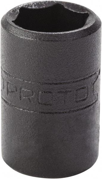 Proto - 11/32", 1/4" Drive, Standard Hand Socket - 6 Points, 7/8" OAL, Alloy Steel, Black Finish - Apex Tool & Supply
