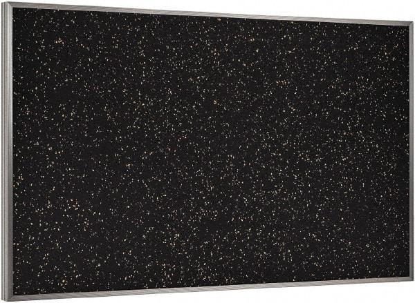 Ghent - 46-1/2" Wide x 36" High Open Cork Bulletin Board - Rubber, Tan Speckled - Apex Tool & Supply