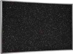 Ghent - 46-1/2" Wide x 36" High Open Cork Bulletin Board - Rubber, Tan Speckled - Apex Tool & Supply