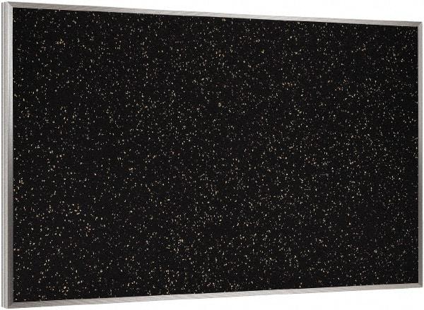 Ghent - 72-1/2" Wide x 48-1/2" High Open Cork Bulletin Board - Rubber, Tan Speckled - Apex Tool & Supply