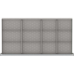 LISTA - 12-Compartment Drawer Divider Layout for 3.15" High Drawers - Apex Tool & Supply