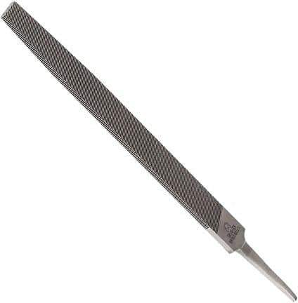 Anglo American - 14" Long, Second Cut, Flat American-Pattern File - Double Cut, 0.3" Overall Thickness, Tang - Apex Tool & Supply