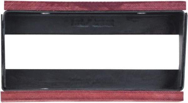 Irwin - 4-1/2" Wide x 95mm High x 32mm Thick, Flat/No Step Vise Jaw - Fixed Jaw, Compatible with Record Bench Vises - Apex Tool & Supply