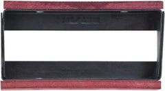 Irwin - 3" Wide x 3.8" High x 1.1" Thick, Flat/No Step Vise Jaw - Fixed Jaw, Compatible with Record Bench Vises - Apex Tool & Supply