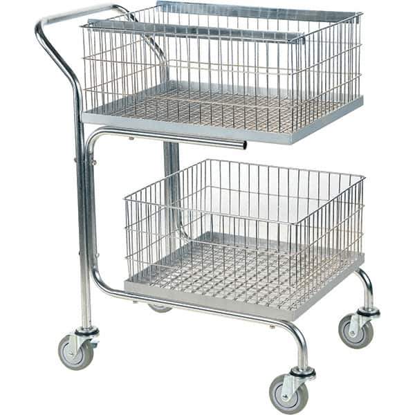 Vestil - 600 Lb Capacity, 18" Wide x 29" Long x 39" High Cart - Steel - Apex Tool & Supply