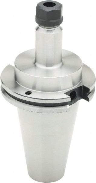 Parlec - 0.5mm to 10mm Capacity, 4" Projection, CAT50 Taper Shank, ER16 Collet Chuck - 8" OAL - Exact Industrial Supply