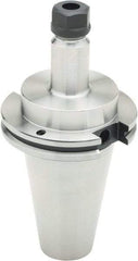 Parlec - 0.5mm to 10mm Capacity, 4" Projection, CAT50 Taper Shank, ER16 Collet Chuck - 8" OAL - Exact Industrial Supply