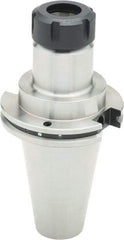 Parlec - 1mm to 13mm Capacity, 4" Projection, CAT50 Taper Shank, ER20 Collet Chuck - 8" OAL - Exact Industrial Supply