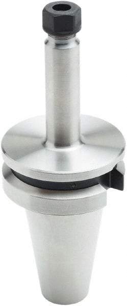 Parlec - 0.5mm to 7mm Capacity, 4" Projection, BT40 Taper Shank, ER11 Collet Chuck - 6.58" OAL - Exact Industrial Supply