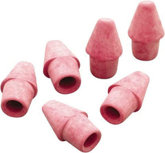 Paper Mate - Arrow Rubber Pencil Top Erasers - Pink - Apex Tool & Supply