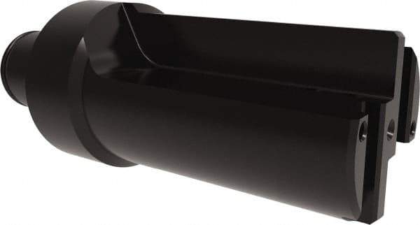 Allied Machine and Engineering - 4-3/4" Max Drill Depth, 2-1/2" Diam, Indexable Insert Drill - 2 Inserts, ABS63 Modular Connection Shank - Apex Tool & Supply