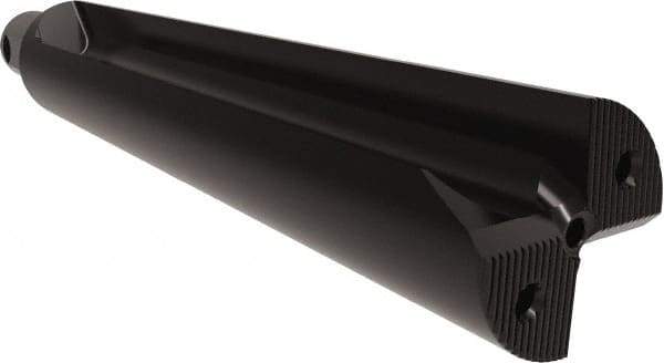 Allied Machine and Engineering - 298mm Max Drill Depth, 4.5xD, 2.4" Diam, Indexable Insert Drill - 4 Inserts, 40mm Shank Diam, Straight Shank - Apex Tool & Supply