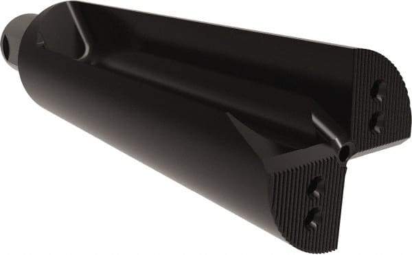 Allied Machine and Engineering - 229mm Max Drill Depth, 2.5xD, 3.4" Diam, Indexable Insert Drill - 8 Inserts, 50mm Shank Diam, Straight Shank - Apex Tool & Supply