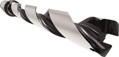 Allied Machine and Engineering - Series 29, 29 to 31.99mm Diam, 32mm Diam Straight Shank with Flange, Helical Flute Spade Drill - 223.9mm Max Depth, 264.1mm Body Length, 324.1mm OAL, Standard Length, Through Coolant - Apex Tool & Supply