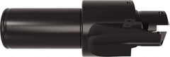 Allied Machine and Engineering - ISO 11926-1, MS 16142, SAE J1926-1 Standard, 1-3/16-12, 14 Tube Dash Number, 15° Porting Angle, 1.102" Pilot Diam, 1-1/4" Shank Diam, Indexable Spade Blade Insert Porting Tool - 2 Porting Inserts, 5.171" Overall Length - Apex Tool & Supply