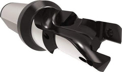 Allied Machine and Engineering - 18 to 19.99mm Diam, Straight Shank, 25.4mm Body Shank Diam, Combo Chamfer and Countersink Drill - TCMT 110204 Insert, 113.9mm OAL - Apex Tool & Supply