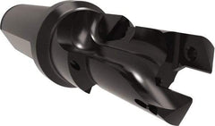 Allied Machine and Engineering - 20 to 22mm Diam, Straight Shank, 25.4mm Body Shank Diam, Combo Chamfer and Countersink Drill - TCMT 110204 Insert, 115.49mm OAL - Apex Tool & Supply