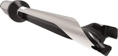 Allied Machine and Engineering - Series 11, 11 to 11.99mm Diam, 16mm Diam Straight Shank with Flange, Straight Flute Spade Drill - 83.9mm Max Depth, 110.6mm Body Length, 158.6mm OAL, Standard Length, Through Coolant - Apex Tool & Supply