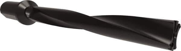 Allied Machine and Engineering - Series APX 38, 8xD, 2" Shank Diam, Drill Body - 16.3906" Drill Body Length to Flange, W3808H Toolholder, 20.8906" OAL, 16.3906" Drill Body Length, Weldon Flat Shank, Through Coolant - Apex Tool & Supply