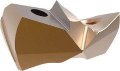 Allied Machine and Engineering - 7/8" Diam, Seat Code 22, 140° Included Angle Spade Drill Insert - AM300 Coated, Carbide, Grade K35, Series GEN3SYS XT - Apex Tool & Supply