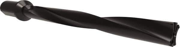 Allied Machine and Engineering - Series APX 38, 10xD, 2" Shank Diam, Drill Body - 19.8438" Drill Body Length to Flange, W3810H Toolholder, 24.9219" OAL, 19.8438" Drill Body Length, Weldon Flat Shank, Through Coolant - Apex Tool & Supply