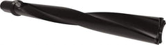 Allied Machine and Engineering - Series APX 51, 10xD, 50mm Shank Diam, Drill Body - 624.6mm Drill Body Length to Flange, W5110H Toolholder, 704.6mm OAL, 624.6mm Drill Body Length, Weldon Flat Shank, Through Coolant - Apex Tool & Supply