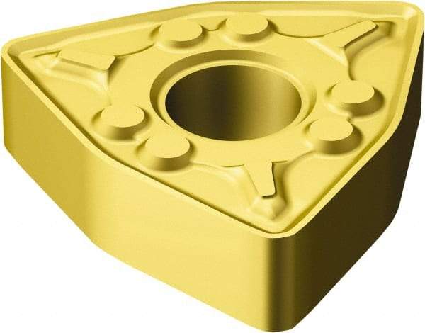 Sandvik Coromant - WNMG433 WM Grade 2015 Carbide Turning Insert - 80° Trigon, 1/2" Inscr Circle, 3/16" Thick, 3/64" Corner Radius - Apex Tool & Supply