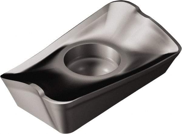 Sandvik Coromant - R390170408 PM Grade 1010 Carbide Milling Insert - TiAlN2 Finish, 3/16" Thick, 9.6mm Inscribed Circle, 0.8mm Corner Radius - Apex Tool & Supply
