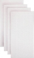 Triton - 24" Wide x 48" High Peg Board Storage Board - 4 Panels, Hardboard, White - Apex Tool & Supply