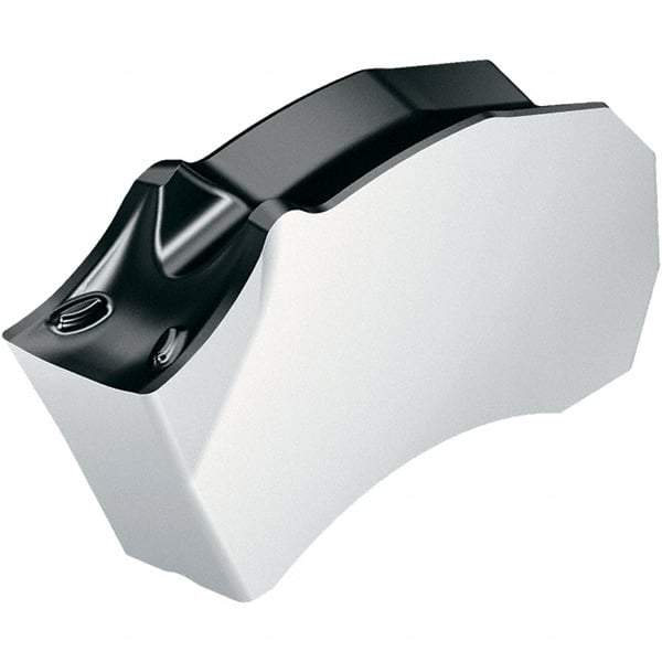 Walter - SX2E200N02 CF6 WSM43S Grade, 0.0787" Cutting Width, Carbide Cutoff Insert - Neutral Lead Angle, 0.0079" Cnr Rad, TiAlN/Al2O3/Al Coated, Single End - Apex Tool & Supply