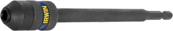 Irwin - 1/4" Drive Standard Socket Extension - 6" OAL, Black Oxide Finish - Apex Tool & Supply