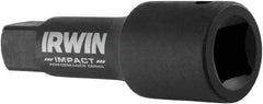Irwin - 1/2" Drive Standard Socket Extension - 3" OAL, Black Oxide Finish - Apex Tool & Supply