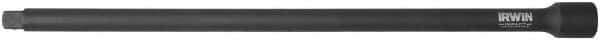 Irwin - 3/8" Drive Standard Socket Extension - 12" OAL, Black Oxide Finish - Apex Tool & Supply