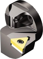 Sandvik Coromant - Left Hand Cut, Size 40, TCMT 16 T3 08 & TCMT 3(2.5)2 Insert Compatiblity, Internal Modular Turning & Profiling Cutting Unit Head - 27mm Ctr to Cutting Edge, 32mm Head Length, Through Coolant, Series CoroTurn 107 - Apex Tool & Supply