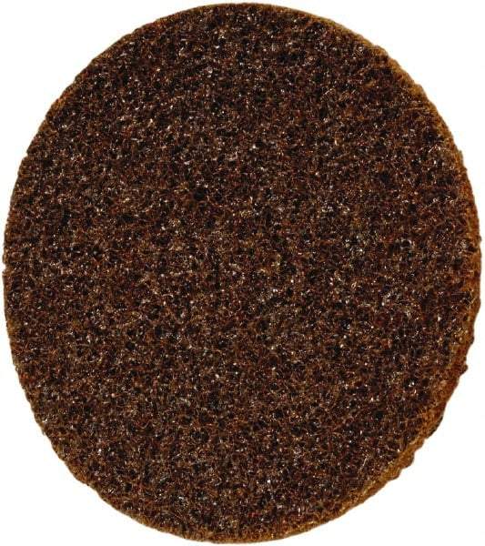 3M - 4-1/2" Diam, Aluminum Oxide Hook & Loop Disc - Coarse Grade, Nonwoven, - Apex Tool & Supply