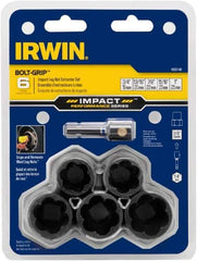 Irwin - 6 Piece Bolt Extractor Set - Clam Shell - Apex Tool & Supply