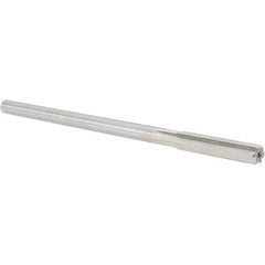 Alvord Polk - 0.3135" Cobalt 6 Flute Chucking Reamer - Straight Flute, 0.2792" Straight Shank, 1-1/2" Flute Length, 6" OAL - Apex Tool & Supply