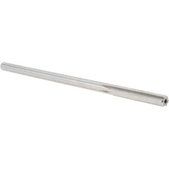 Alvord Polk - Letter G Cobalt 6 Flute Chucking Reamer - Straight Flute, 1/4" Straight Shank, 1-1/2" Flute Length, 6" OAL - Apex Tool & Supply