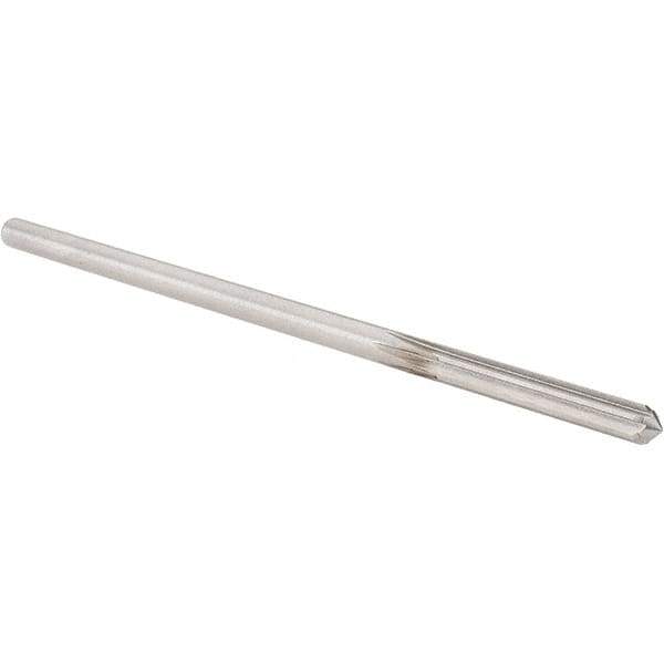 Alvord Polk - 0.1865" Cobalt 6 Flute Chucking Reamer - Straight Flute, 0.1805" Straight Shank, 1-1/8" Flute Length, 4-1/2" OAL - Apex Tool & Supply