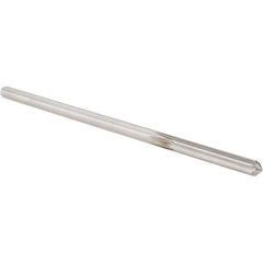 Alvord Polk - 0.1865" Cobalt 6 Flute Chucking Reamer - Straight Flute, 0.1805" Straight Shank, 1-1/8" Flute Length, 4-1/2" OAL - Apex Tool & Supply
