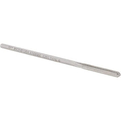 Alvord Polk - #30 Cobalt 4 Flute Chucking Reamer - Straight Flute, 0.119" Straight Shank, 7/8" Flute Length, 3-1/2" OAL - Apex Tool & Supply
