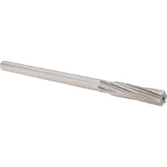 Alvord Polk - 13mm High Speed Steel 6 Flute Chucking Reamer - Spiral Flute, 0.4355" Straight Shank, 2" Flute Length, 8" OAL - Apex Tool & Supply