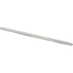 Alvord Polk - 1/8" High Speed Steel 4 Flute Chucking Reamer - Spiral Flute, 0.119" Straight Shank, 7/8" Flute Length, 3-1/2" OAL - Apex Tool & Supply